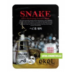 EKEL Маска со змеиным ядом "Snake Ultra Hydrating Essence Mask" 1 шт.